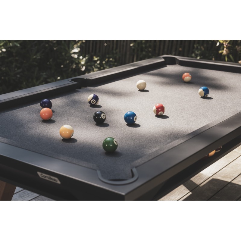 Billardtisch, Pool, Cornilleau Origin Outdoor, 7 ft. (Fuß), schwarz