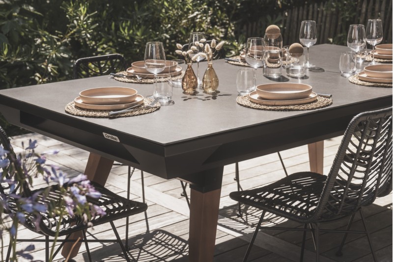 Billardtisch, Pool, Cornilleau Origin Outdoor, 7 ft. (Fuß), schwarz