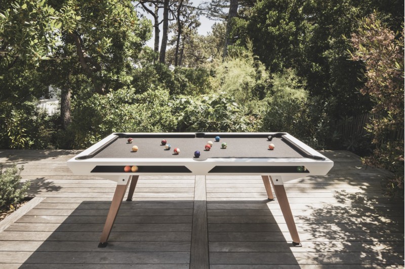 Billardtisch, Pool, Cornilleau Origin Outdoor, 7 ft. (Fuß), weiß