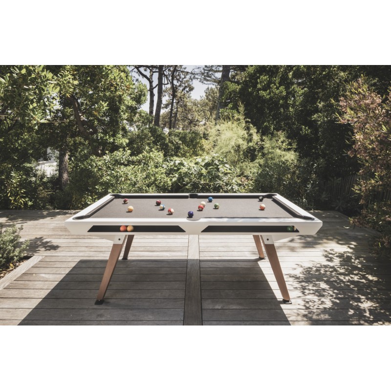 Billardtisch, Pool, Cornilleau Origin Outdoor, 7 ft. (Fuß), weiß