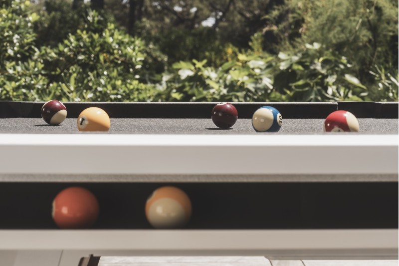 Billardtisch, Pool, Cornilleau Origin Outdoor, 7 ft. (Fuß), weiß