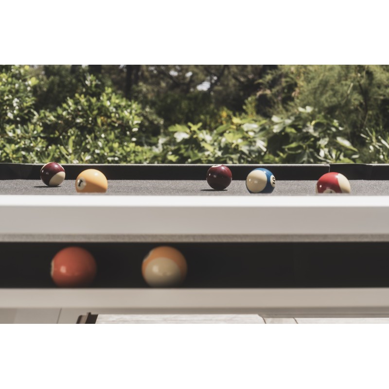 Billardtisch, Pool, Cornilleau Origin Outdoor, 7 ft. (Fuß), weiß