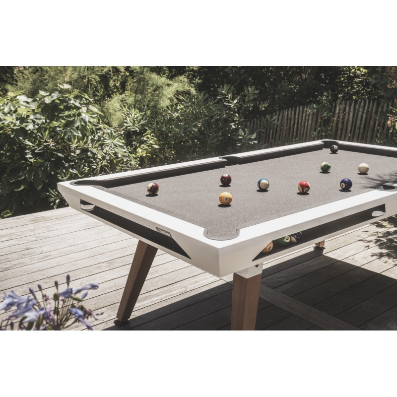 Billardtisch, Pool, Cornilleau Origin Outdoor, 7 ft. (Fuß), weiß