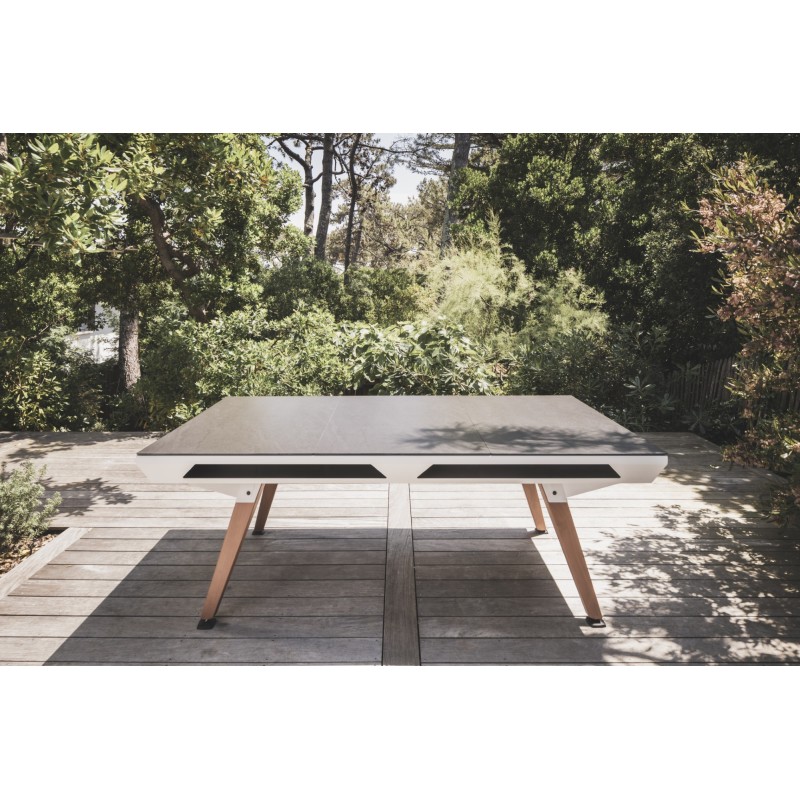 Billardtisch, Pool, Cornilleau Origin Outdoor, 7 ft. (Fuß), weiß