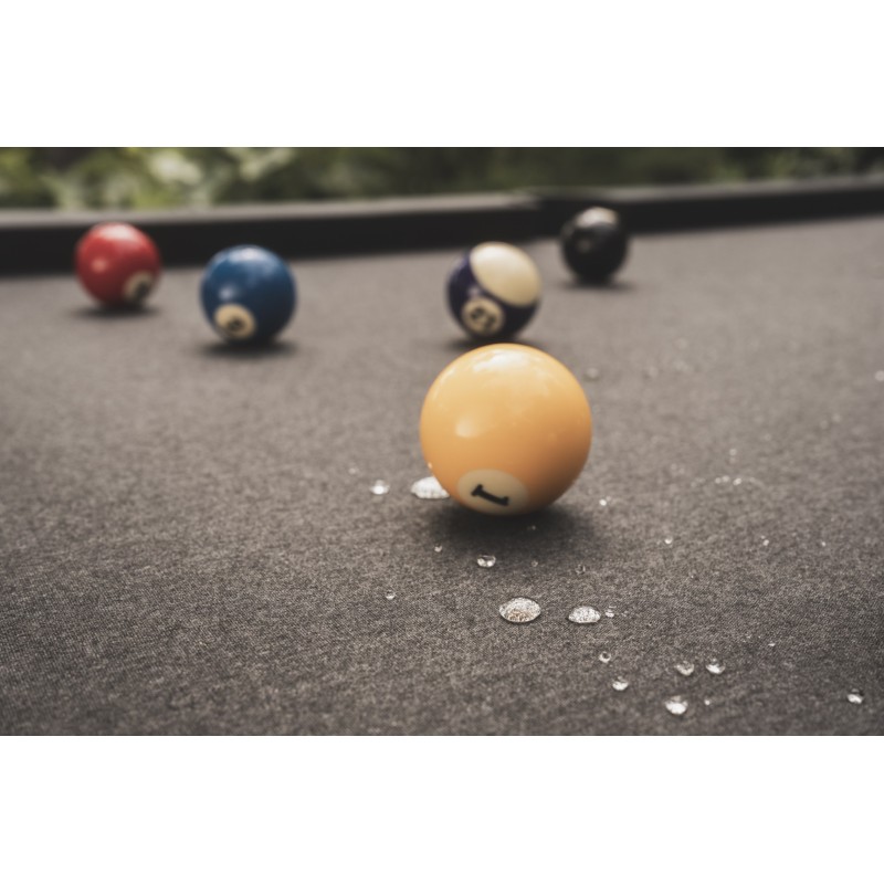 Billardtisch, Pool, Cornilleau Origin Outdoor, 7 ft. (Fuß), schwarz