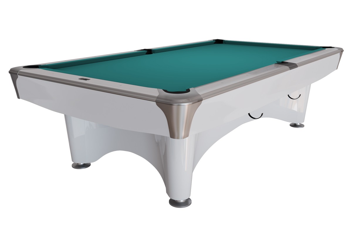 Billardtisch, Pool, Dynamic IV, 9 ft. (Fuß), glänzend-weiß
