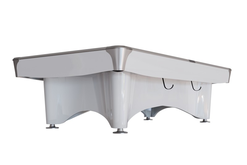 Billardtisch, Pool, Dynamic IV, 9 ft. (Fuß), glänzend-weiß