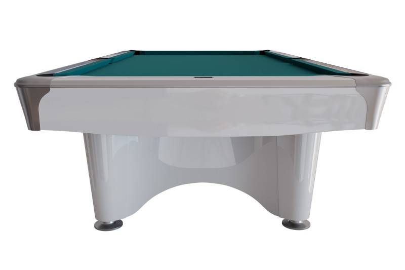 Billardtisch, Pool, Dynamic IV, 9 ft. (Fuß), glänzend-weiß