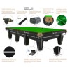 Billardtisch, Snooker, Rasson Magnum II, 12 ft. (Fuß), schwarz