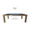 Billardtisch / Esstisch, Pool, Diner, eiche Billardtisch / Esstisch, Pool, Diner, eiche