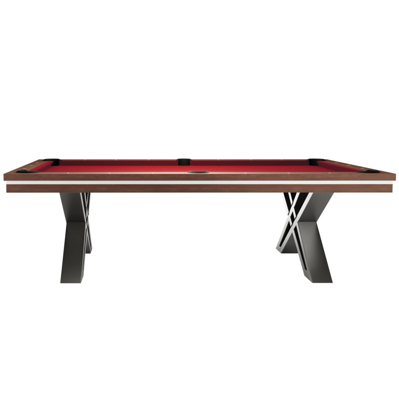 Billardtisch / Esstisch, Pool, Rasson Pierce, 8 ft. (Fuß), walnuss, inkl. Abdeckplatte, gebraucht
