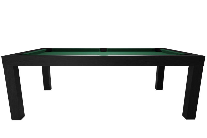 Billardtisch / Esstisch, Pool, Diner, 7 ft. (Fuß), matt-schwarz