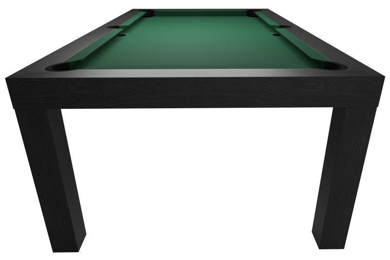 Billardtisch / Esstisch, Pool, Diner, 7 ft. (Fuß), matt-schwarz