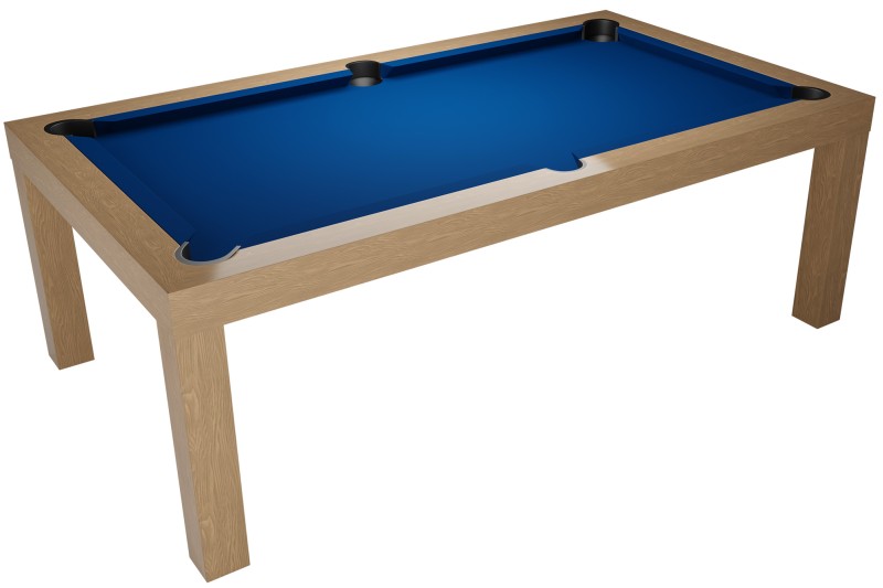 Billardtisch / Esstisch, Pool, Mozart, 7 ft. (Fuß), eiche
