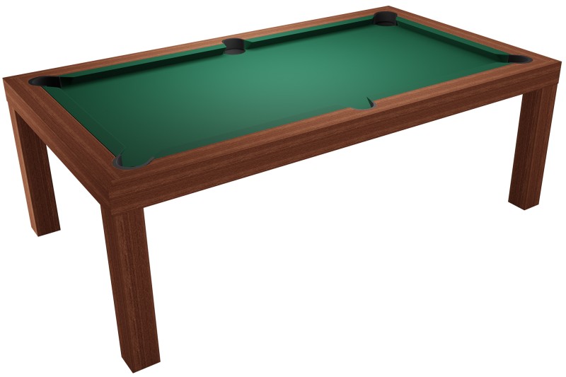 Billardtisch / Esstisch, Pool, Mozart, 7 ft. (Fuß), mahagoni