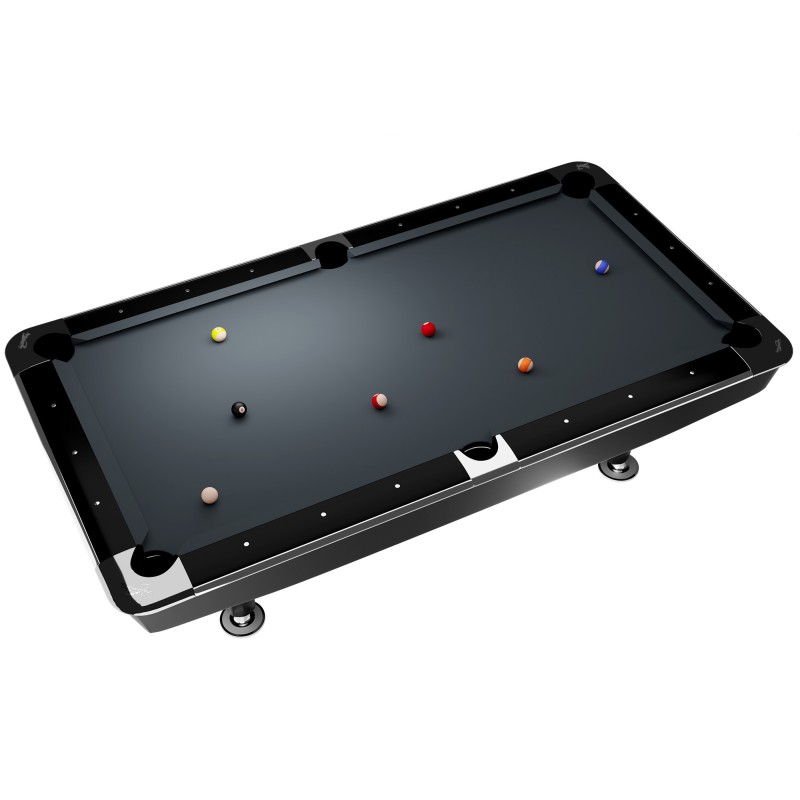 Billardtisch, Pool, Dynamic II, schwarz glänzend
