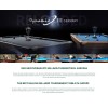 Billardtisch, Pool, Dynamic II, schwarz glänzend