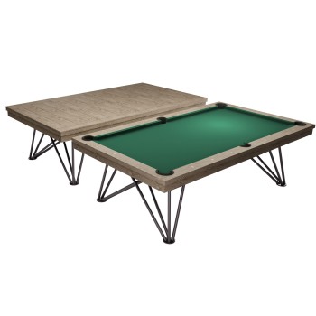 Billardtisch / Esstisch, Pool, Rasson Dauphine, gebeizte Eiche Billardtisch / Esstisch, Pool, Rasson Dauphine, gebeizte Eiche