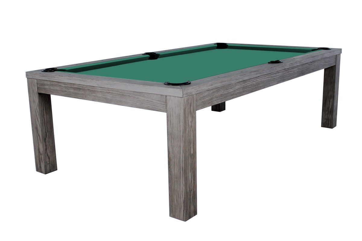 Billardtisch / Esstisch, Pool, Rasson Penelope II, inkl. Abdeckplatte, gebeiztes Holz