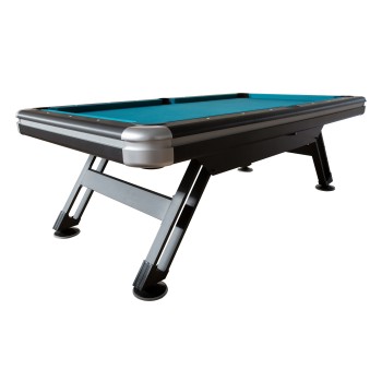Billardtisch, Pool, Sydney II, 7 ft. (Fuß), schwarz-silber