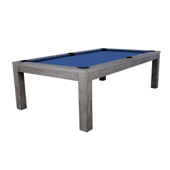 Billardtisch / Esstisch, Pool, Rasson Penelope II, inkl. Abdeckplatte, gebeiztes Holz