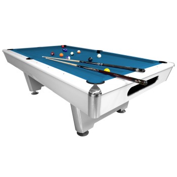 Billardtisch, Pool, Triumph, matt-weiß