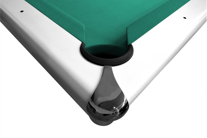 Billardtisch, Pool, Triumph, matt-weiß