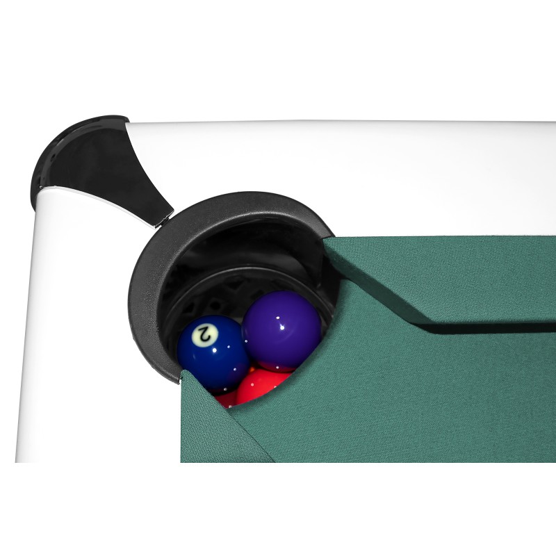 Billardtisch, Pool, Triumph, matt-weiß