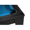 Billardtisch / Esstisch, Pool, Vancouver III, 7 ft. (Fuß), schwarz/schwarz, blaues Tuch Billardtisch / Esstisch, Pool, Vancouver III, 7 ft. (Fuß), schwarz/schwarz, blaues Tuch