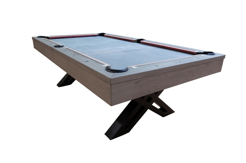 Billardtisch, Pool, X-Con, 8 ft. (Fuß), graue Eiche