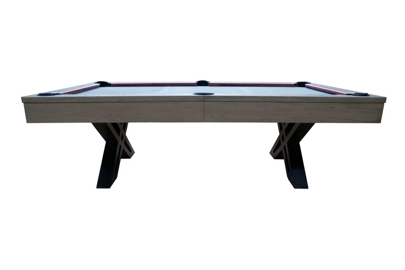 Billardtisch, Pool, X-Con, 8 ft. (Fuß), graue Eiche