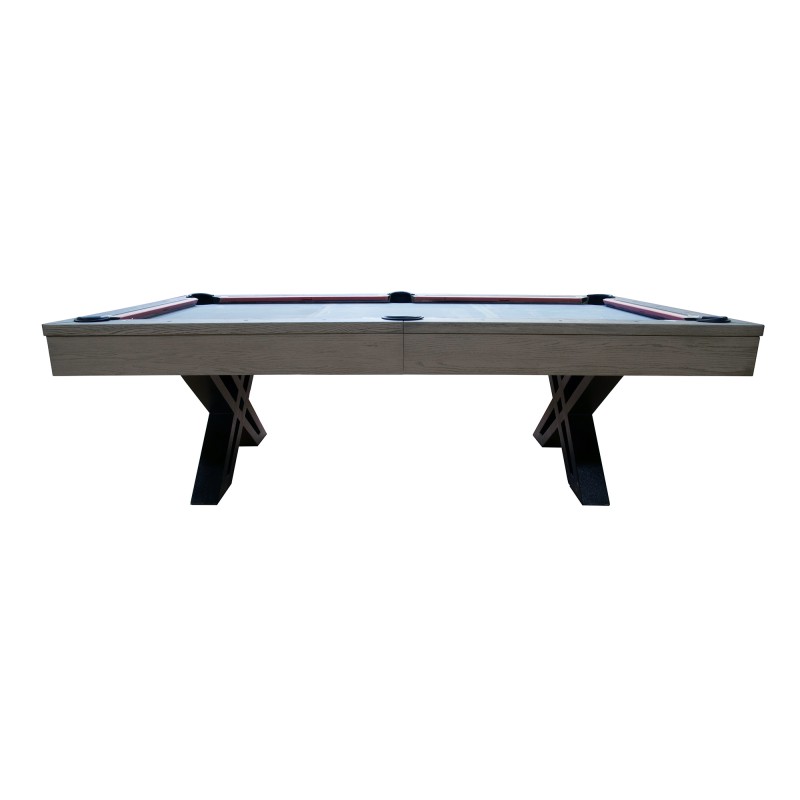Billardtisch, Pool, Xcon, 8 ft. (Fuß), graue Eiche, Ausstellungsstück Billardtisch, Pool, Xcon, 8 ft. (Fuß), graue Eiche, Ausstellungsstück