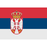 Flagge Serbien